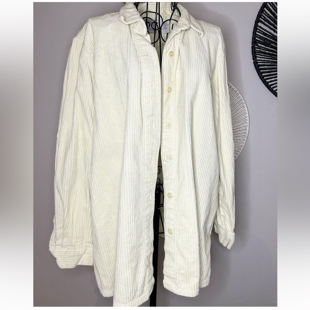 Pale Yellow Button Down Shirt - image 1